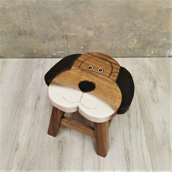 NNEDSZ Kids Wooden Stools Dog