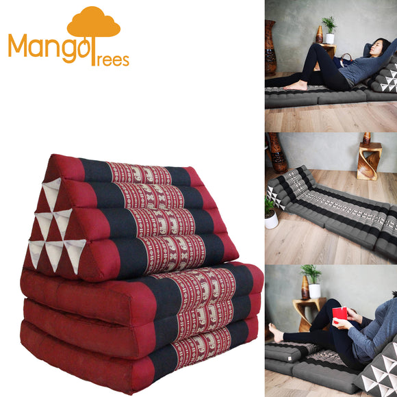 NNEDSZ Large Thai Triangle Pillow THREE FOLDS R-Ele