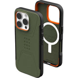 NNEDSZ UAG Civilian Magsafe Back Case for iPhone 16 Pro - Olive Drab