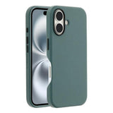 NNEDSZ OtterBox Symmetry Cactus Leather Back Case for iPhone 16 - Green