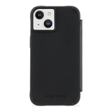NNEDSZ Case-Mate Tough Wallet Folio Case with MagSafe For iPhone 14 / iPhone 13 - Black
