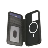 NNEDSZ Case-Mate Wallet Folio Case with MagSafe for iPhone 14 Pro (6.1") - Black