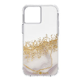 NNEDSZ Case-Mate Karat Marble Case for iPhone 14 Plus (6.7") - White