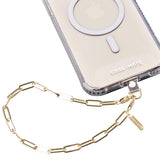NNEDSZ Case-Mate Chunky Chain Phone Wristlet Universal - Gold