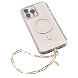 NNEDSZ Case-Mate Chunky Chain Phone Wristlet Universal - Gold