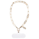 NNEDSZ Case-Mate Chunky Chain Phone Wristlet Universal - Gold