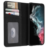 NNEDSZ Case-Mate Wallet Folio Antimicrobial Case for Samsung Galaxy S23 - Black