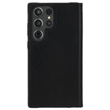 NNEDSZ Case-Mate Wallet Folio Antimicrobial Case for Samsung Galaxy S23 Ultra - Black