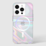 NNEDSZ Case-Mate Soap Bubble Magsafe Case for Apple iPhone 15 Pro - Iridescent