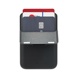 NNEDSZ Case-Mate Magnetic Leather Flip Wallet Case - Black