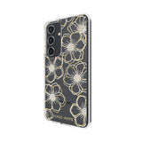 NNEDSZ Case-Mate Floral Gems Case for Samsung Galaxy S24 - Gold
