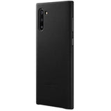 NNEDSZ Samsung Galaxy Note 10 Leather Cover Case - Black