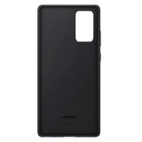 NNEDSZ Samsung Leather Cover Case for Galaxy Note20 - Black