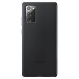 NNEDSZ Samsung Leather Cover Case for Galaxy Note20 - Black