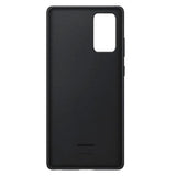 NNEDSZ Samsung Leather Cover Case for Galaxy Note20 - Black