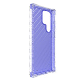 NNEDSZ EFM Dakar Case Armour with D3O Crystalex for Samsung Galaxy S23 Ultra - Glitter Violet