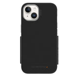 NNEDSZ EFM Monaco Case Armour with ELeather and D3O 5G Signal Plus Technology For iPhone 13 (6.1")/iPhone 14 (6.1") - Black / Space Grey