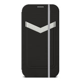 NNEDSZ EFM Miami Leather Wallet Case Armour with D3O For iPhone 13 Pro Max (6.7") - Smoke Black