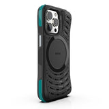 NNEDSZ EFM Tokyo Case Armour with MagSafe D3O 5G Signal Plus Technology for iPhone 14 Pro (6.1") - Dark Neb