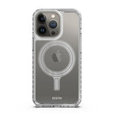 NNEDSZ EFM Zurich Flux Case Armour Compatible with MagSafe for iPhone 13 Pro (6.1" Pro) - Frost Clear