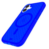 NNEDSZ Tech21 EvoDusk MagSafe Back Case for iPhone 16 - Cobalt Blue