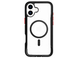 NNEDSZ Tech21 EvoPro MagSafe Back Case for iPhone 16 Plus - Clear/Black