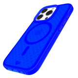 NNEDSZ Tech21 EvoDusk MagSafe Back Case for iPhone 16 Pro - Cobalt Blue