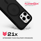 NNEDSZ Tech21 EvoArmor MagSafe Back Case for iPhone 2024 16 Pro - Black