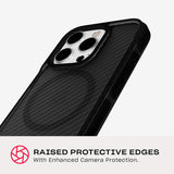 NNEDSZ Tech21 EvoArmor MagSafe Back Case for iPhone 2024 16 Pro - Black