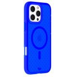 NNEDSZ Tech21 EvoDusk MagSafe Back Case for iPhone 16 Pro Max - Cobalt Blue