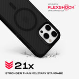 NNEDSZ Tech21 EvoArmor MagSafe Back Case for iPhone 2024 Pro Max - Black