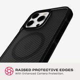 NNEDSZ Tech21 EvoArmor MagSafe Back Case for iPhone 2024 Pro Max - Black