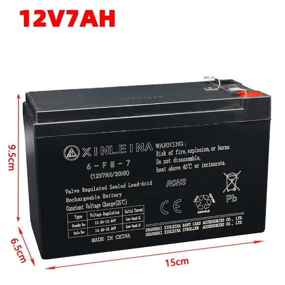 NNEDSZ 12V Rechargeable Battery Kids Car/ Bike/ Scooter/ Quad bike ALRAM System ETC