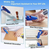 NNEDSZ 2 X HOT MELT GLUE GUN TRIGGER ADHESIVE WITH STICKS REPAIR KIT FOR USE