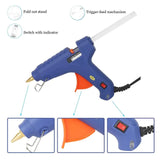 NNEDSZ 2 X HOT MELT GLUE GUN TRIGGER ADHESIVE WITH STICKS REPAIR KIT FOR USE