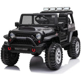 NNEDSZ 12 Jeep Inspired Ride On Car Kids Fairyland Adventure - Black