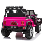 NNEDSZ Jeep Off Road Inspired Ride On Car Kids Fairyland Adventure – Pink