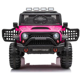 NNEDSZ Jeep Off Road Inspired Ride On Car Kids Fairyland Adventure – Pink