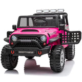 NNEDSZ Jeep Off Road Inspired Ride On Car Kids Fairyland Adventure – Pink