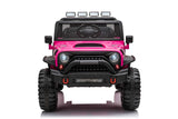 NNEDSZ Jeep Off Road Inspired Ride On Car Kids Fairyland Adventure – Pink