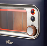 NNEDSZ BEAR Double Slots Bread Toaster With Glass Window DSL-C02X1