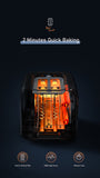NNEDSZ BEAR Double Slots Bread Toaster With Glass Window DSL-C02X1