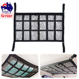 NNEDSZ Universal Car Ceiling Storage Bag Cargo Roof Top Net Mesh Pocket Pouch 70x50cm