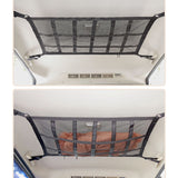 NNEDSZ Universal Car Ceiling Storage Bag Cargo Roof Top Net Mesh Pocket Pouch 70x50cm