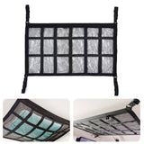 NNEDSZ Universal Car Ceiling Storage Bag Cargo Roof Top Net Mesh Pocket Pouch 70x50cm