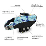 NNEDSZ Ondoing Dog Life Jacket Lifesaver Pet Safety Vest Swimming Boating Float Aid Buoyancy