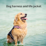NNEDSZ Ondoing Dog Life Jacket Lifesaver Pet Safety Vest Swimming Boating Float Aid Buoyancy