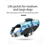 NNEDSZ Ondoing Dog Life Jacket Lifesaver Pet Safety Vest Swimming Boating Float Aid Buoyancy