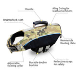 NNEDSZ Ondoing Dog Life Jacket Lifesaver Pet Safety Vest Swimming Boating Float Aid Buoyancy