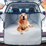 NNEDSZ Ondoing Grey Dog Car Boot Cover SUV Liner Trunk Rear Cargo Hammock Waterproof Protector